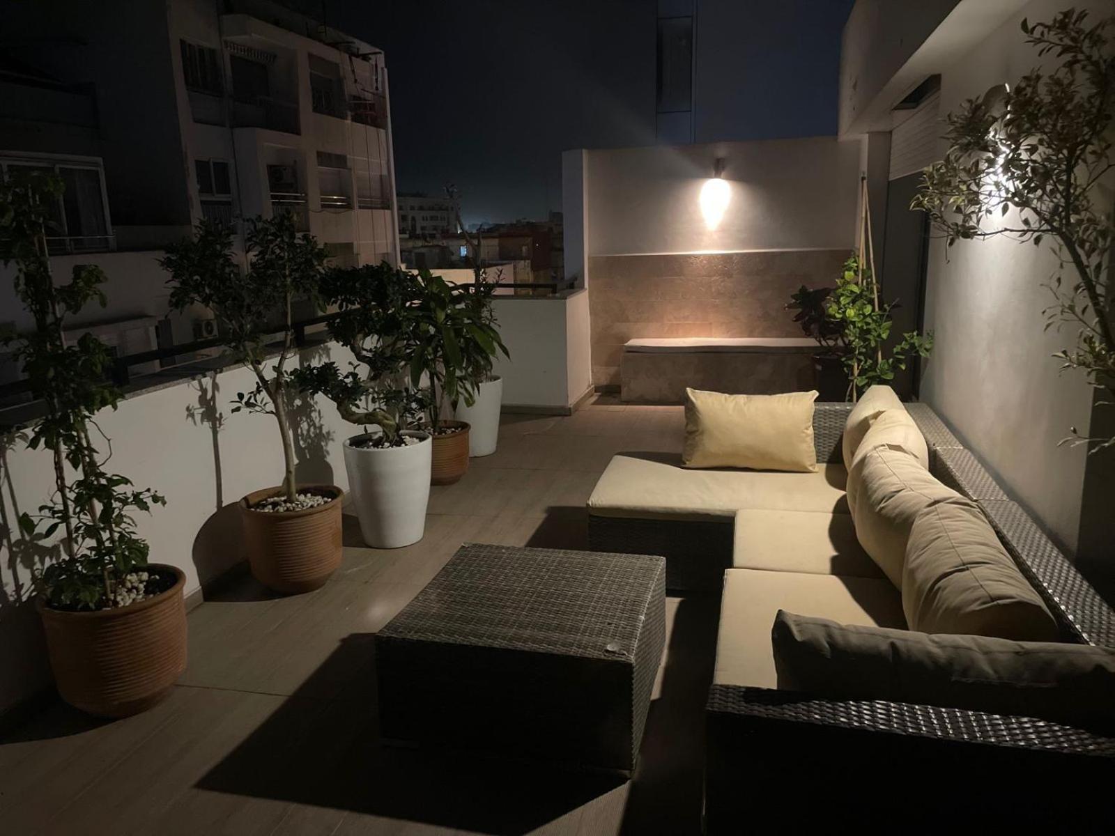 Central, Terrasse, Confortable - Bleue Apartamento Casa Blanca